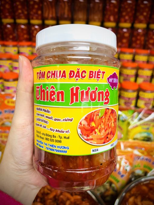 Tôm chua đặc biệt Thiên Hương hộp 500gr